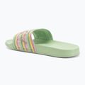 Дамски джапанки ROXY Slippy II green stripe 3