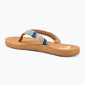 Дамски джапанки ROXY Porto Raffia II blue depths 3