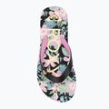 Детски джапанки ROXY Tahiti VII черно-розов шаблон 5