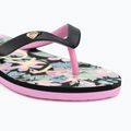 Детски джапанки ROXY Tahiti VII черно-розов шаблон 7