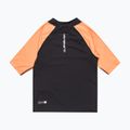 Детска тениска за плуване Quiksilver Everyday UPF50 black/melon 2