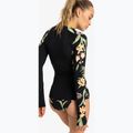 Дамски бански с дълъг ръкав ROXY Zip Lycra anthracite island escape 2