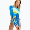 Дамско плуване с дълъг ръкав ROXY Atlas Crop Top skyway 3