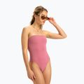 Дамски бански от една част ROXY Solid Beach Classics Bandeau heather rose 2