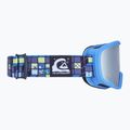 Детска маска за сноуборд Quiksilver Shredder 3D check/clux ml silver 3