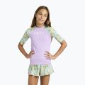 Детска тениска за плуване ROXY Active RG Lycra XMGB oil green letter up