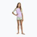 Детска тениска за плуване ROXY Active RG Lycra XMGB oil green letter up 2