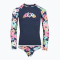Дълъг ръкав + долна част на бански костюм ROXY Morning Flower Lycra Set mood indigo morning flowers