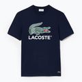 Мъжка тениска Lacoste TH1285 navy blue 5