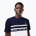 Мъжка тениска Lacoste TH7515 white/navy blue 3