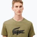 Мъжка тениска Lacoste TH2042 khaki/black 3