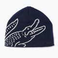 Зимна шапка Lacoste RB3021 navy blue/flour