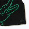 Зимна шапка Lacoste RB3021 black/fluorine green 2