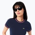 Lacoste дамска тениска TF0347 тъмно синьо/рила/гренадин 3