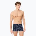 Мъжки боксерки Lacoste 5H1288 3 пакета тъмносиньо/бяло/сребърно ch 2