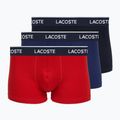 Мъжки боксерки Lacoste 5H1300 3 чифта navy blue/red/methylene
