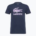 Мъжка тениска Lacoste TH4769 тъмно синьо