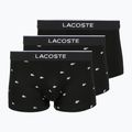 Мъжки боксерки Lacoste 5H1299 3 чифта black