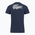 Мъжка фланелка за тенис Lacoste TH0003 navy blue/white 2