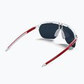 Julbo Frequency Spectron лъскави полупрозрачни кристални/червени/червени слънчеви очила със светкавици 2