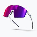 Julbo Edge Spectron HD матови слънчеви очила бяло/синьо/многопластово виолетово 5