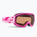 Детска скиорска маска Julbo Atome Chromakids pink/brown