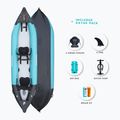 AQUADESIGN Надуваем каяк за 2 лица Koloa 360 cm син/черен