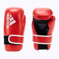 adidas Point Fight боксови ръкавици Adikbpf100 червено и бяло ADIKBPF100