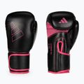 adidas Hybrid 80 боксови ръкавици черни/розови ADIH80