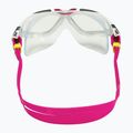 Маска за плуване Aquasphere Vista white/raspberry/lenses clear 4