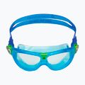 Детска маска за плуване Aquasphere Seal Kid 2 тюркоазена/синя/прозрачна MS5614340LC 2