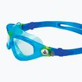 Детска маска за плуване Aquasphere Seal Kid 2 тюркоазена/синя/прозрачна MS5614340LC 3