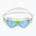 Детска маска за плуване Aquasphere Vista прозрачна/яркозелена/синя MS5630031LB 2