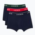 Боксерки Lacoste 5H3401 3 чифта navy blue/green/red/navy