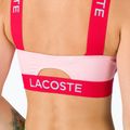 Горнище на бански Lacoste розово и червено MF3389 4