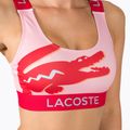 Горнище на бански Lacoste розово и червено MF3389 5