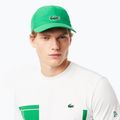 Мъжка шапка с козирка за тенис Lacoste RK2450 fluorine green/fluorine green 4