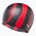 Шапка за плуване TYR Multi-Color Silicone black/red