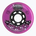Колела за ролери FR Skates Street Invaders Wheels 80mm/84A X4 pink/black