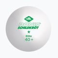 Donic-Schildkröt 1-Star Elite Poly 40+ 6 бр. топчета за тенис на маса бели/оранжеви 2