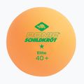 Donic-Schildkröt 1-Star Elite Poly 40+ 6 бр. топчета за тенис на маса бели/оранжеви 3