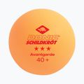 DONIC Schildkröt 3-Stars Avantgarde топка Poly 40+ 3 бр. оранжев 608338 2