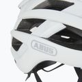 Велосипедна каска ABUS AirBreaker флийс бяла матова 7