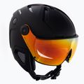 Ски каска Alpina Attelas Visor QVM black matte