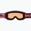 Детски ски очила Alpina Piney red matt/orange 8