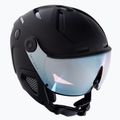 Ски каска Alpina Attelas Visor QVM black matt/silver