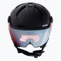 Ски каска Alpina Attelas Visor QVM black matt/silver 2