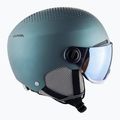 Ски каска Alpina Arber Visor Q Lite petrol/green matt 13