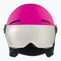 Детска ски каска Alpina Zupo Visor Q-Lite pink matt 2