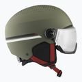 Детска ски каска Alpina Zupo Visor Q-Lite olive/red matt 3